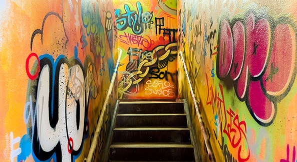 graffiti wall filming location miami