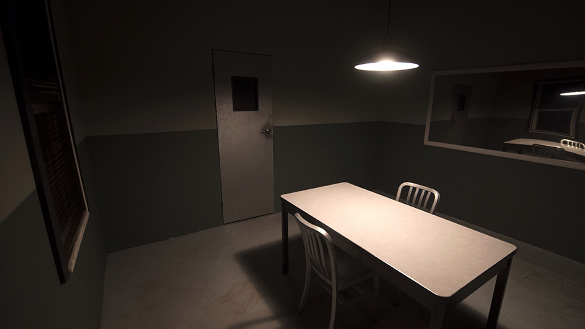 Interrogation Room standing set rental