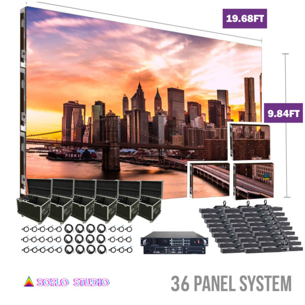 19FT x 9FT P3.91mm Outdoor Turn-key LED Display Rental - LED Video Wall Rentals, Outdoor LED Video Wall Rentals in Miami