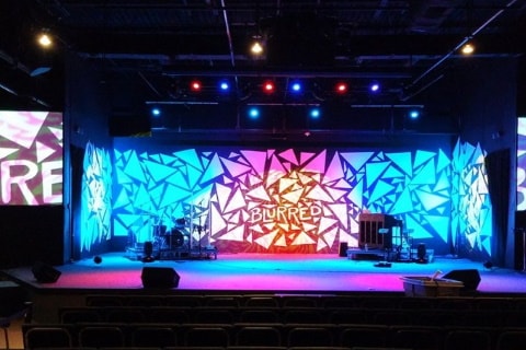 3d projection mapping for church