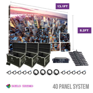 NovaStar P3.91mm SoFlo Indoor Turn-key LED Display System (40 panels 500x500)