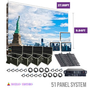 27FT x 9FT P3.91mm Indoor Turn-key LED Display Rental - Indoor LED Video Wall Rentals, LED Video Wall Rentals in Miami
