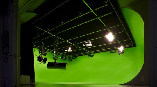Green Screen Studio Cyclorama Construction