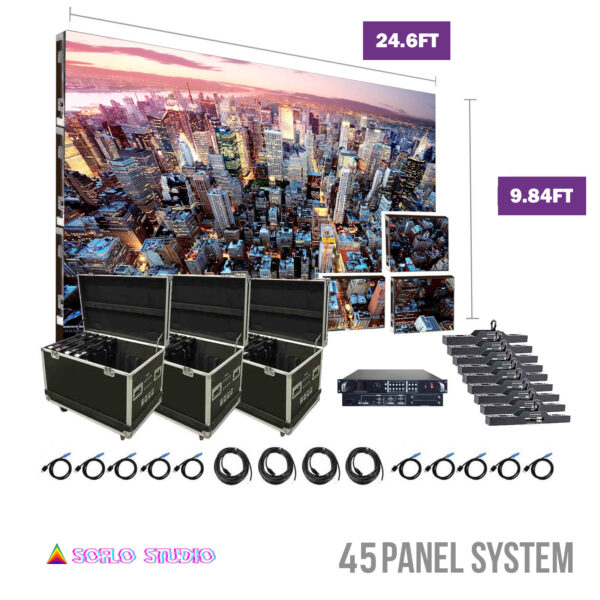 24FT x 9FT P3.91mm Outdoor Turn-key LED Display Rental - LED Video Wall Rentals, Outdoor LED Video Wall Rentals in Miami