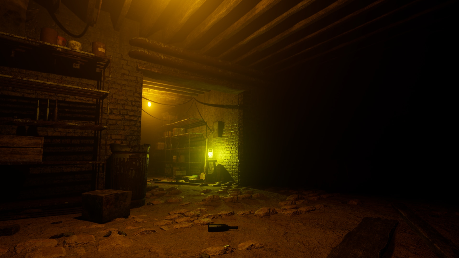 Abandoned Basement Virtual Set