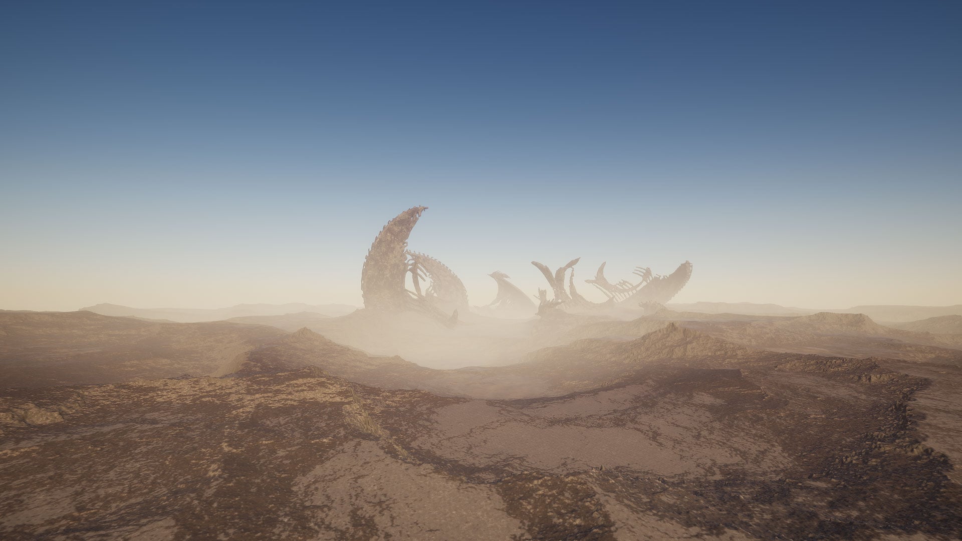 Elite Landscapes: Fractal Desert Virtual Set