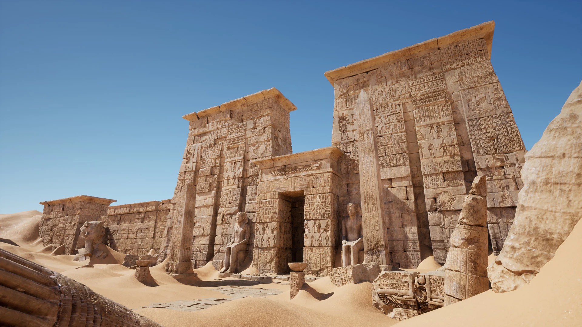 Egypt Ruins Virtual Set