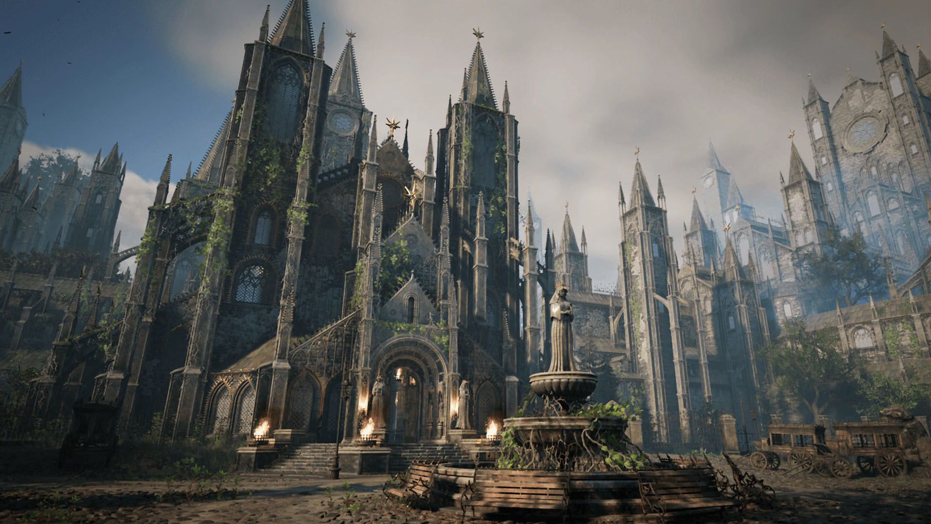 Gothic Cathedral Day Virtual Set