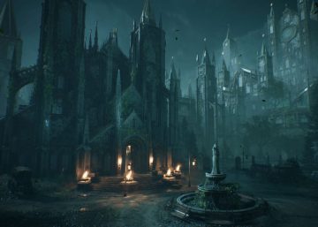 Gothic Cathedral Night Virtual Set