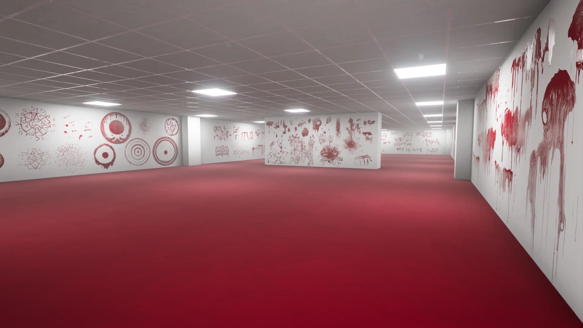 Horror Decals - Scary Blood Textures Virtual Set