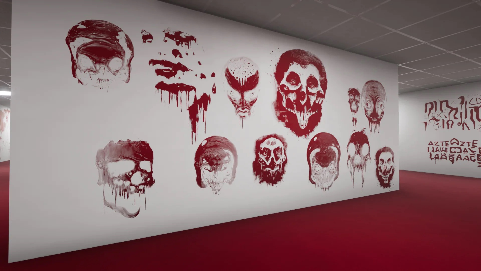Horror Decals - Scary Blood Textures Virtual Set