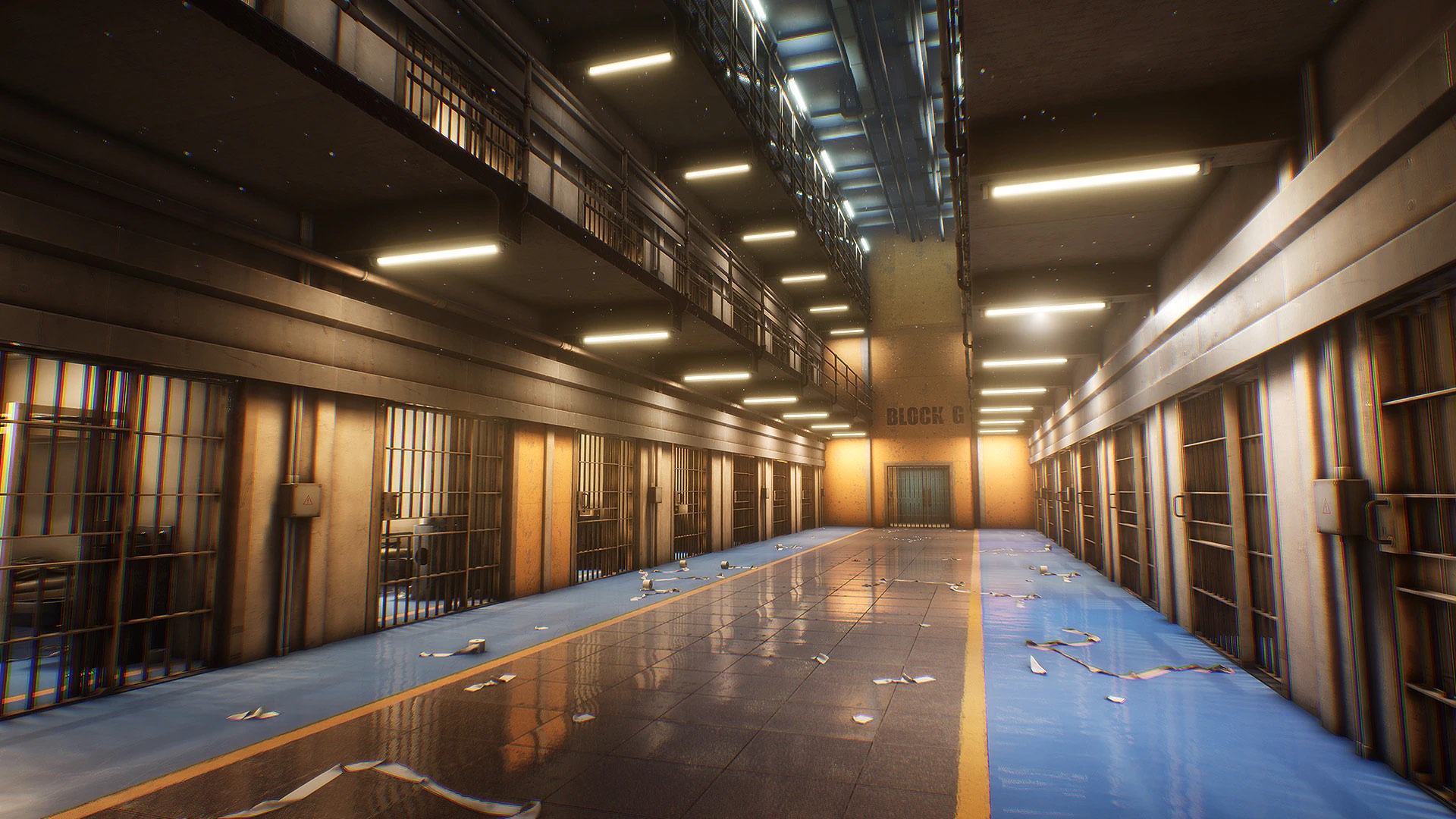 Prison Virtual Set