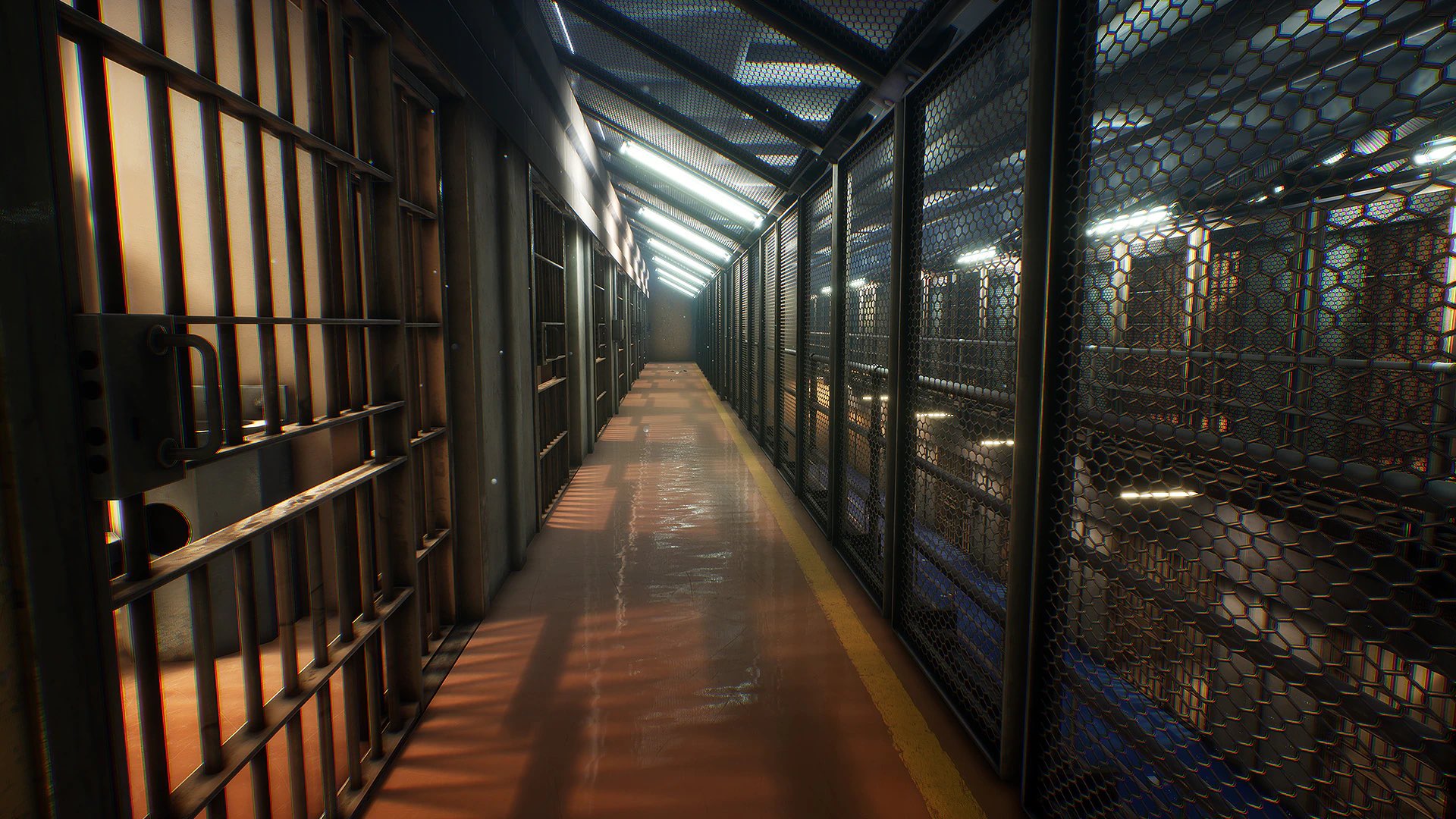 Prison Virtual Set