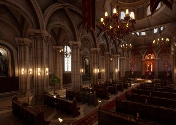 The Church Virtual Set