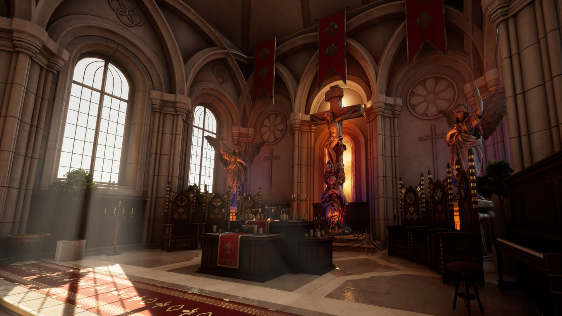 The Church Virtual Set
