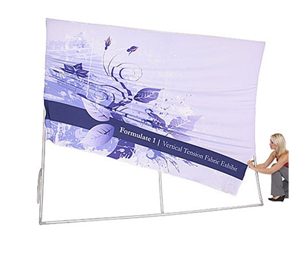 10ft Formulate HC9 Curved Tension Fabric Display