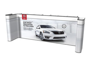 20ft Straight Custom Pop Up Display