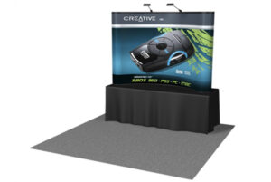8ft ENERGY Curved Full Mural TT Pop Up Kit