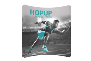 10ft Hopup Extra Tall Curved Tension Fabric Popup