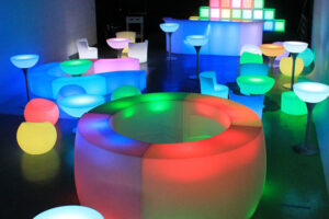 LED Furniture Rentals in Miami