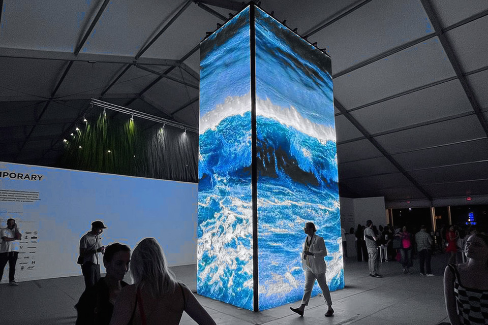 SCOPE Art Show Miami – LED Wall Installation