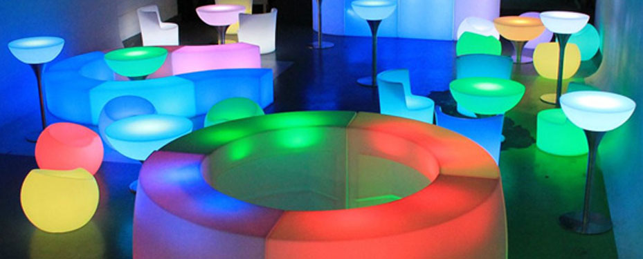 LED Furniture Rentals in Miami