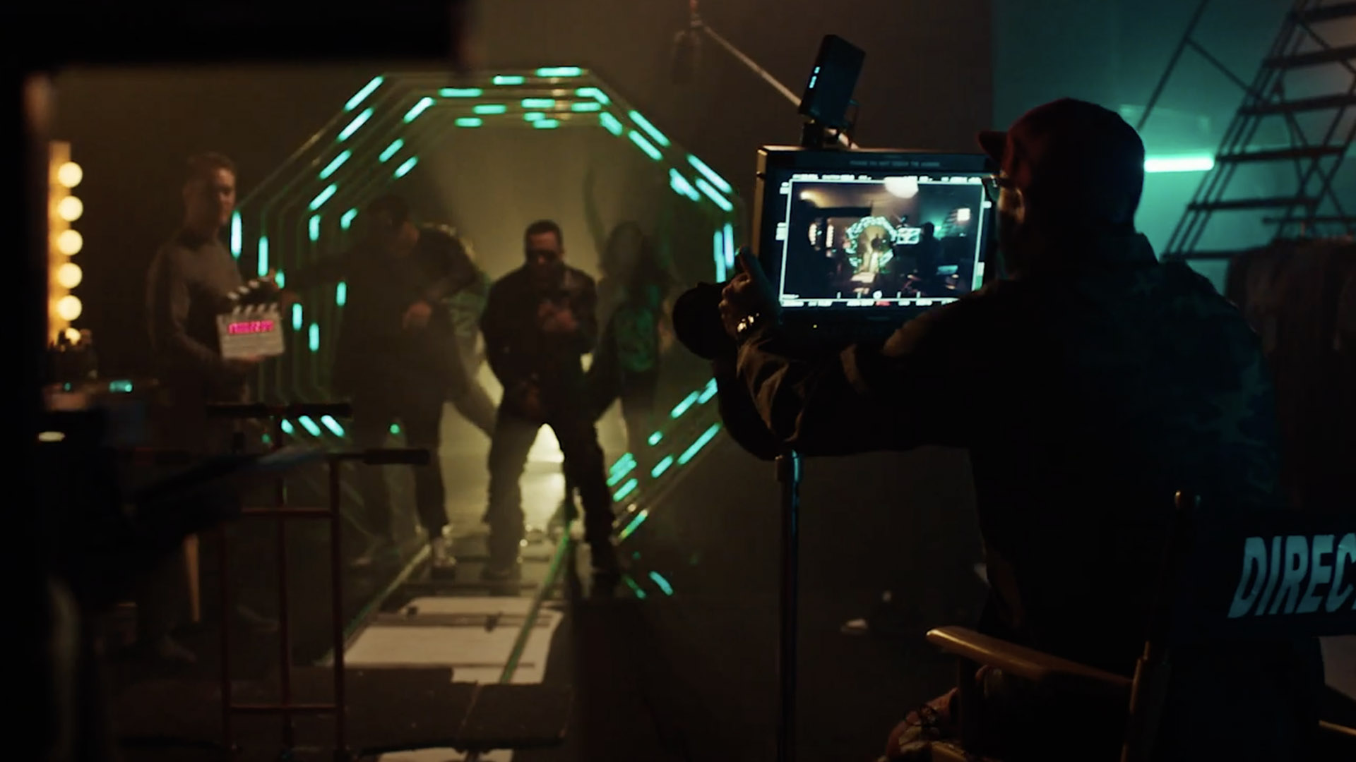 AMP365 Energy Drink (Commercial) - Stage Lighting Tunnel Setup Miami Video Production
