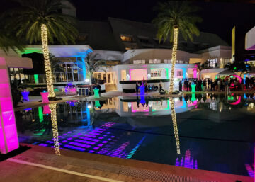 Admirals Cove Projection Mapping | Event Production Services s& Equipment Rentals Miami, Fort Lauderdale, Florida