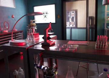 Laboratory Room Standing Set Rental - Film Production Studio in Miami, Fort Lauderdale